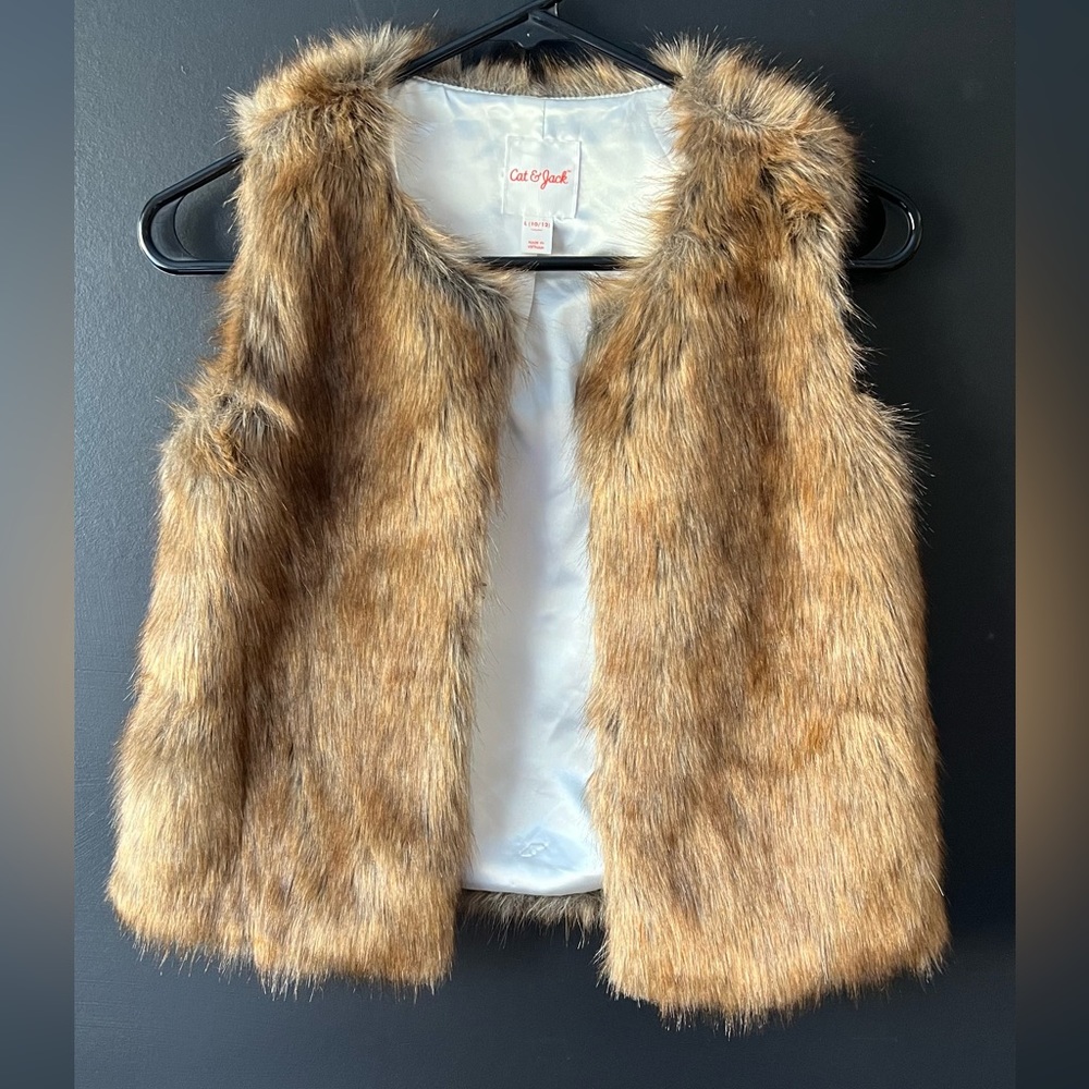 Cat and jack fur vest